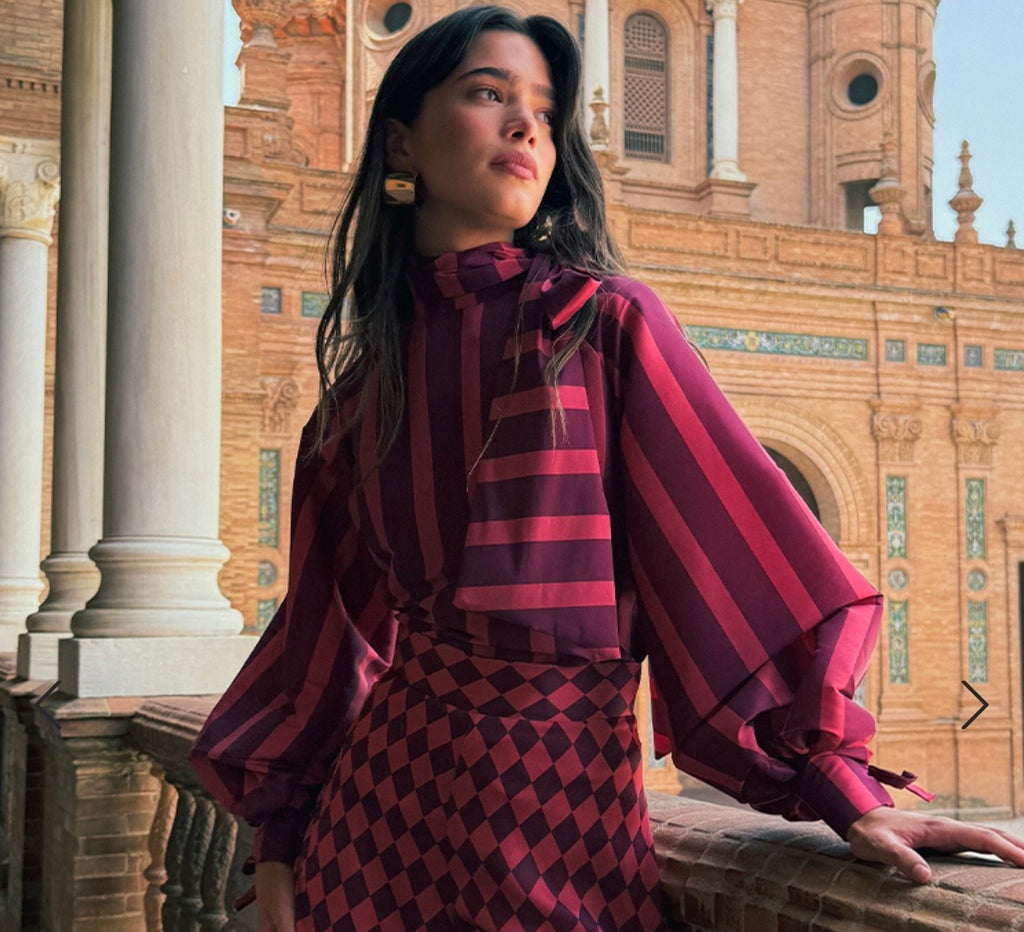 Blusa Augusto Burdeos