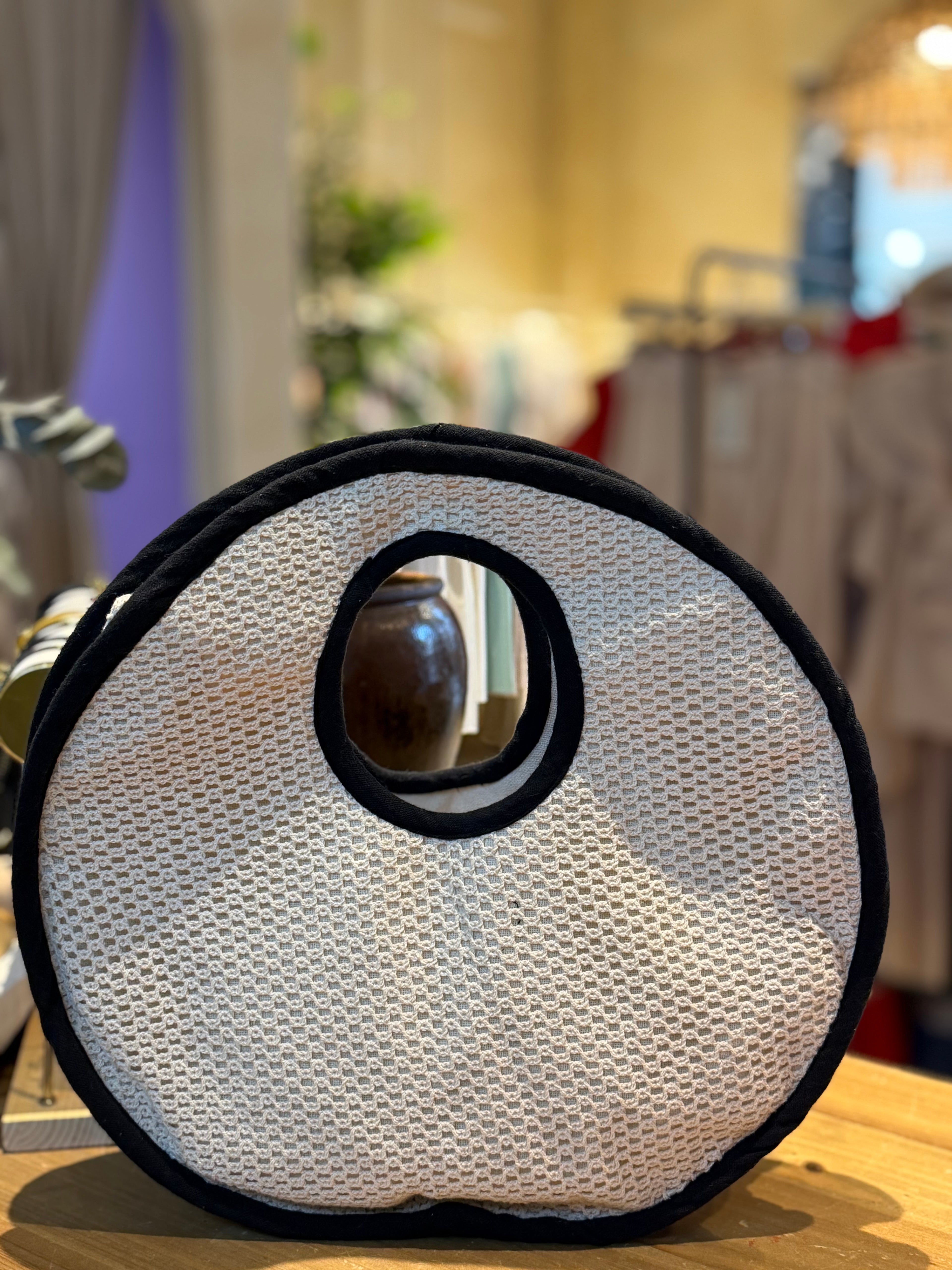 Bolso Fawn beige y negro