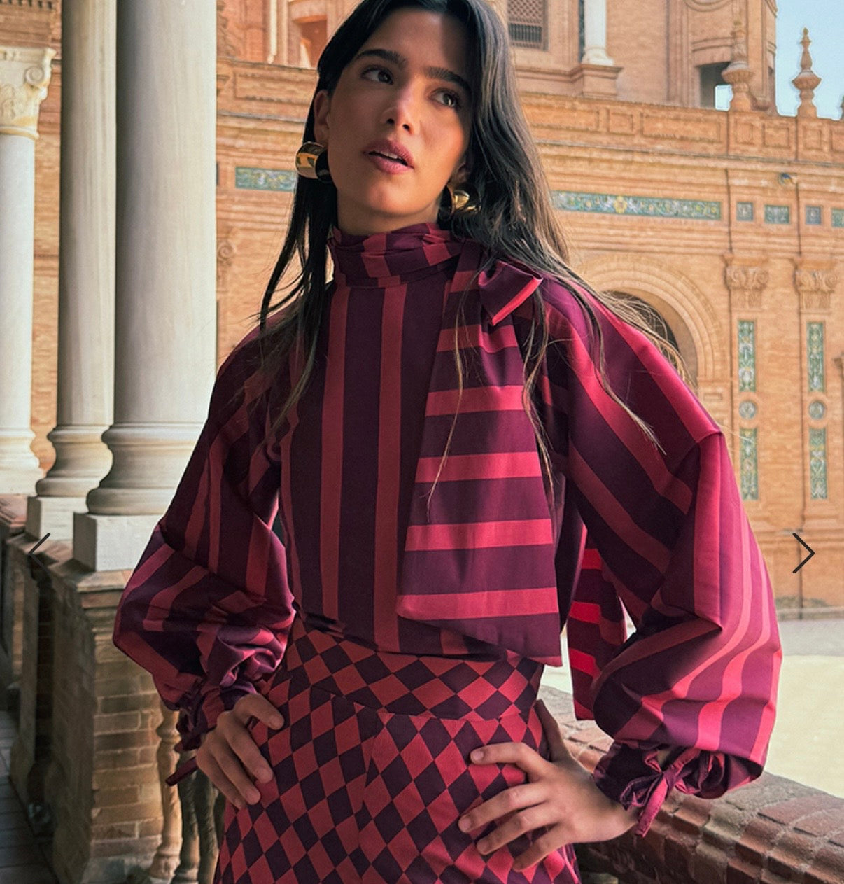 Blusa Augusto Burdeos