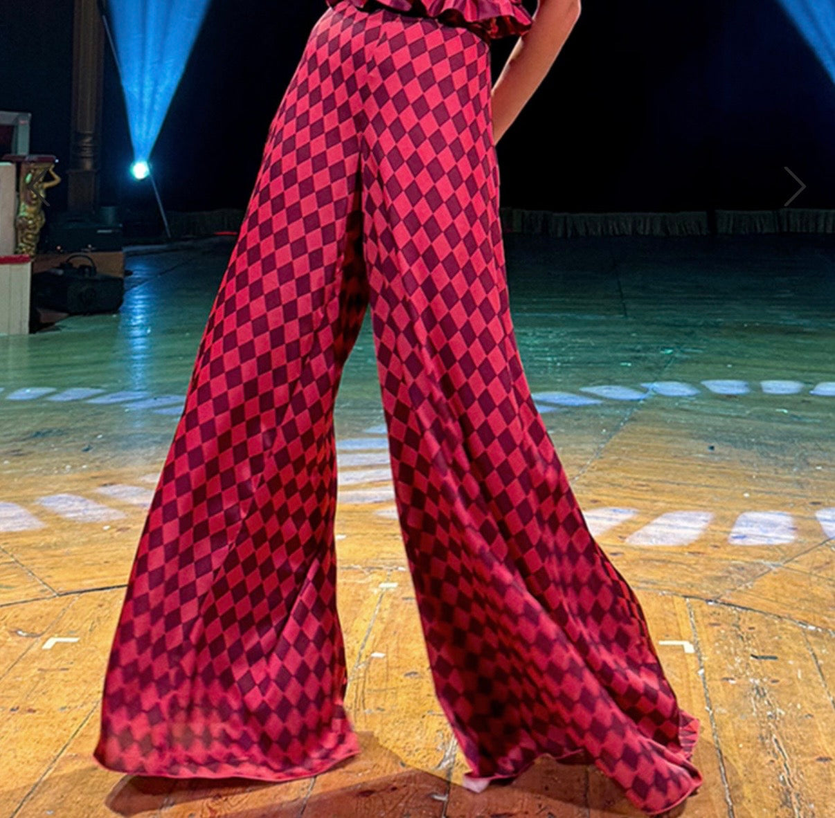 Pantalón Arlequín Burdeos