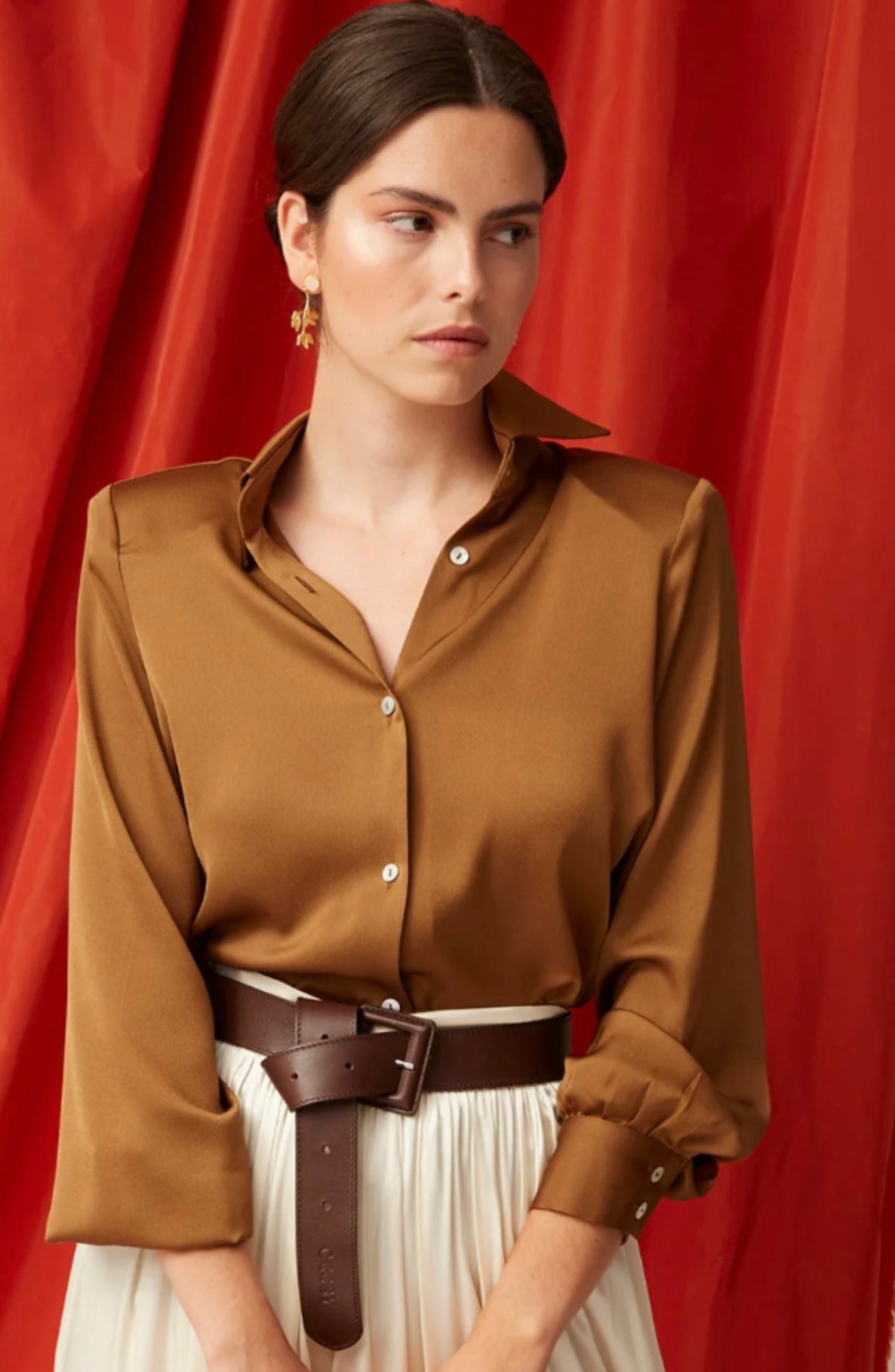 Camisa Fanny Marrón